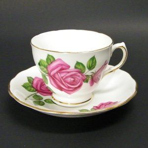 Royal Vale Bone Tea Cup & Saucer Made in England